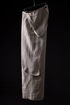 Load image into Gallery viewer, sus-sous trousers tanker / L100 heavy poplin washer (NATURAL)