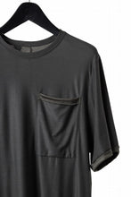 Load image into Gallery viewer, KLASICA BIG T OVER SIZED POCKET TEE / BRETHABLE  WOOL REBIRTH JERSEY (MOSS)