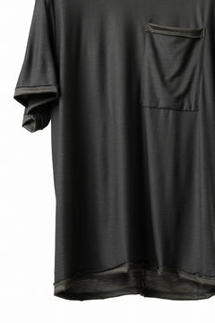 Load image into Gallery viewer, KLASICA BIG T OVER SIZED POCKET TEE / BRETHABLE  WOOL REBIRTH JERSEY (MOSS)