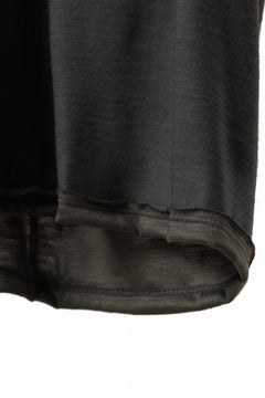 Load image into Gallery viewer, KLASICA BIG T OVER SIZED POCKET TEE / BRETHABLE  WOOL REBIRTH JERSEY (MOSS)