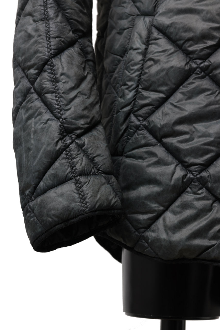 画像をギャラリービューアに読み込む, masnada QUILTED HOOD JACKET / OVER STUFFED PAPER NYLON (LEGION)