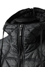 画像をギャラリービューアに読み込む, masnada QUILTED HOOD JACKET / OVER STUFFED PAPER NYLON (LEGION)