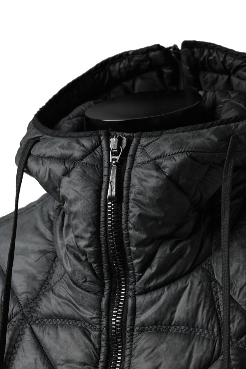 画像をギャラリービューアに読み込む, masnada QUILTED HOOD JACKET / OVER STUFFED PAPER NYLON (LEGION)