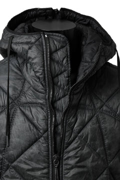 画像をギャラリービューアに読み込む, masnada QUILTED HOOD JACKET / OVER STUFFED PAPER NYLON (LEGION)
