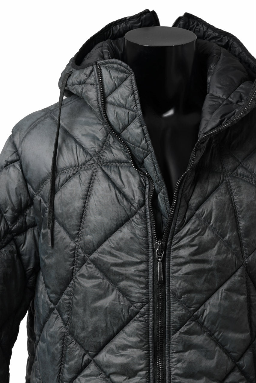 画像をギャラリービューアに読み込む, masnada QUILTED HOOD JACKET / OVER STUFFED PAPER NYLON (LEGION)