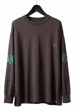 画像をギャラリービューアに読み込む, FACETASM GRAPHIC LONG SLEEVE TEE (BROWN)