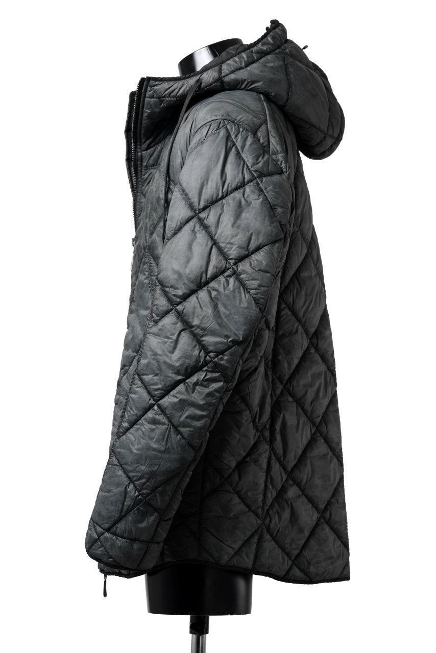 画像をギャラリービューアに読み込む, masnada QUILTED HOOD JACKET / OVER STUFFED PAPER NYLON (LEGION)