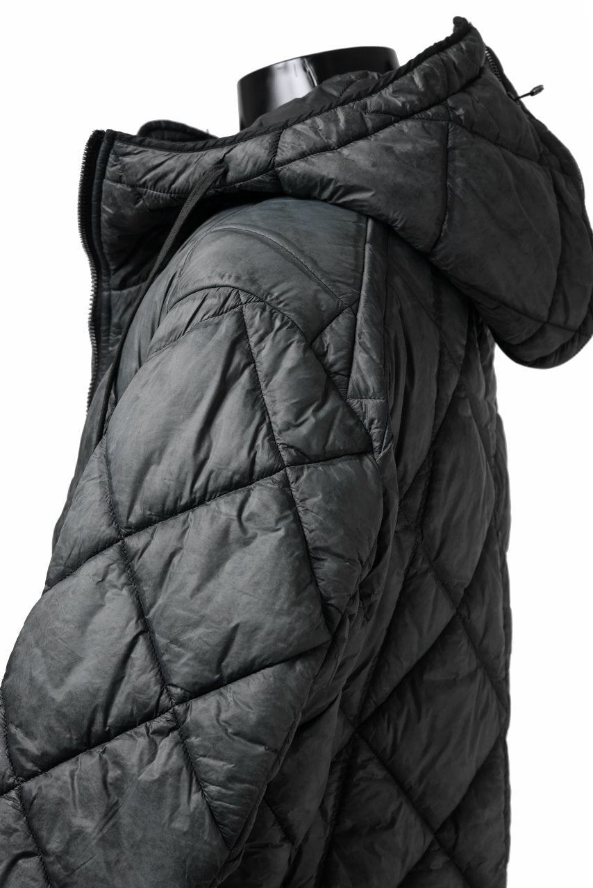 画像をギャラリービューアに読み込む, masnada QUILTED HOOD JACKET / OVER STUFFED PAPER NYLON (LEGION)