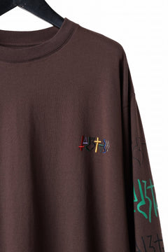 画像をギャラリービューアに読み込む, FACETASM GRAPHIC LONG SLEEVE TEE (BROWN)