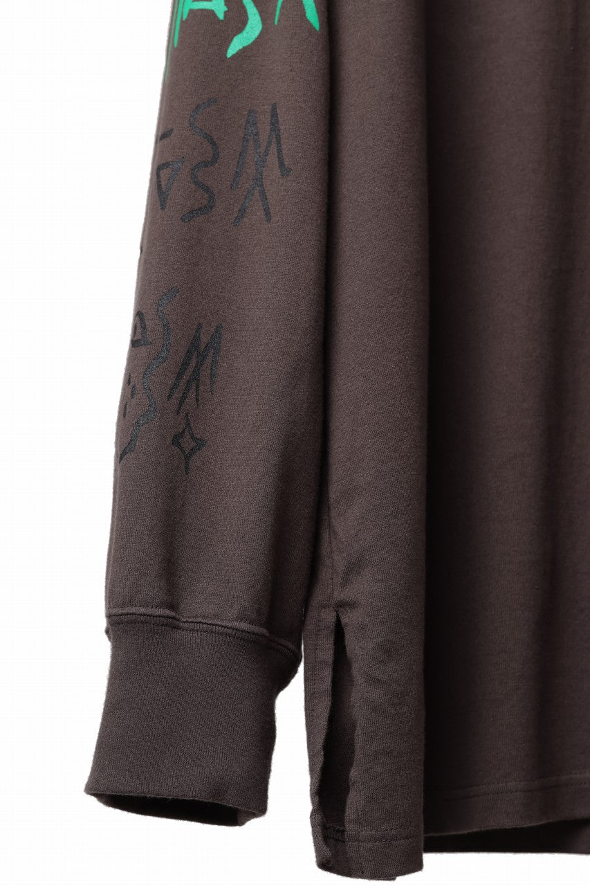 画像をギャラリービューアに読み込む, FACETASM GRAPHIC LONG SLEEVE TEE (BROWN)