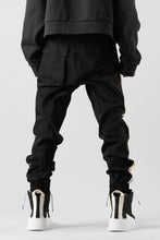 画像をギャラリービューアに読み込む, thom/krom SIDE LINE JOGGER PANTS / ELASTIC VISCOSE NYLON (BLACK)