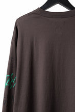 画像をギャラリービューアに読み込む, FACETASM GRAPHIC LONG SLEEVE TEE (BROWN)