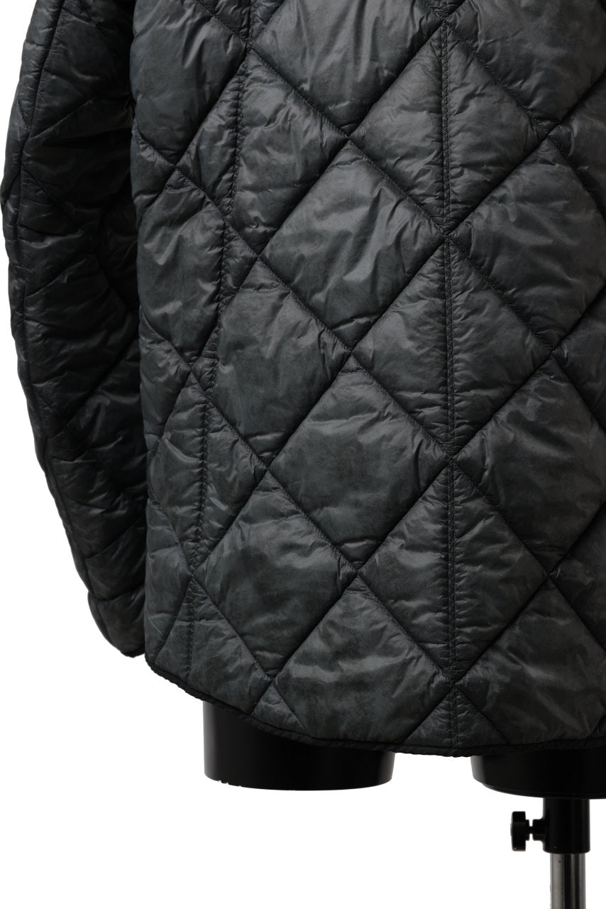 画像をギャラリービューアに読み込む, masnada QUILTED HOOD JACKET / OVER STUFFED PAPER NYLON (LEGION)