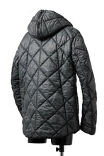 画像をギャラリービューアに読み込む, masnada QUILTED HOOD JACKET / OVER STUFFED PAPER NYLON (LEGION)