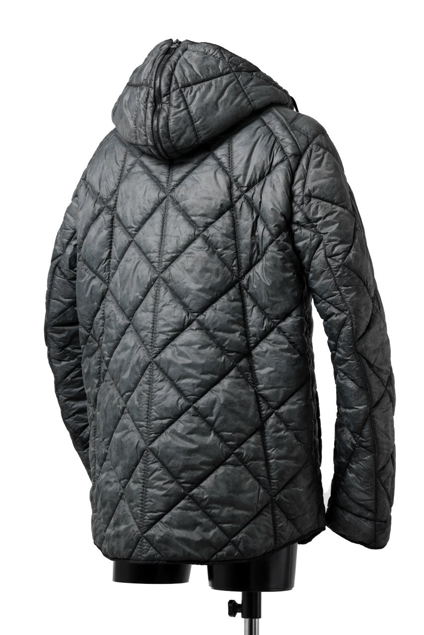 画像をギャラリービューアに読み込む, masnada QUILTED HOOD JACKET / OVER STUFFED PAPER NYLON (LEGION)