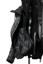 画像をギャラリービューアに読み込む, masnada QUILTED HOOD JACKET / OVER STUFFED PAPER NYLON (LEGION)