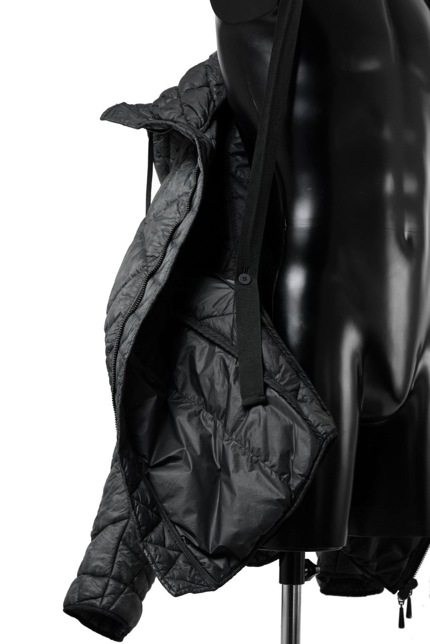 画像をギャラリービューアに読み込む, masnada QUILTED HOOD JACKET / OVER STUFFED PAPER NYLON (LEGION)