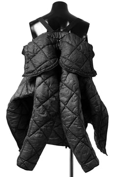 画像をギャラリービューアに読み込む, masnada QUILTED HOOD JACKET / OVER STUFFED PAPER NYLON (LEGION)