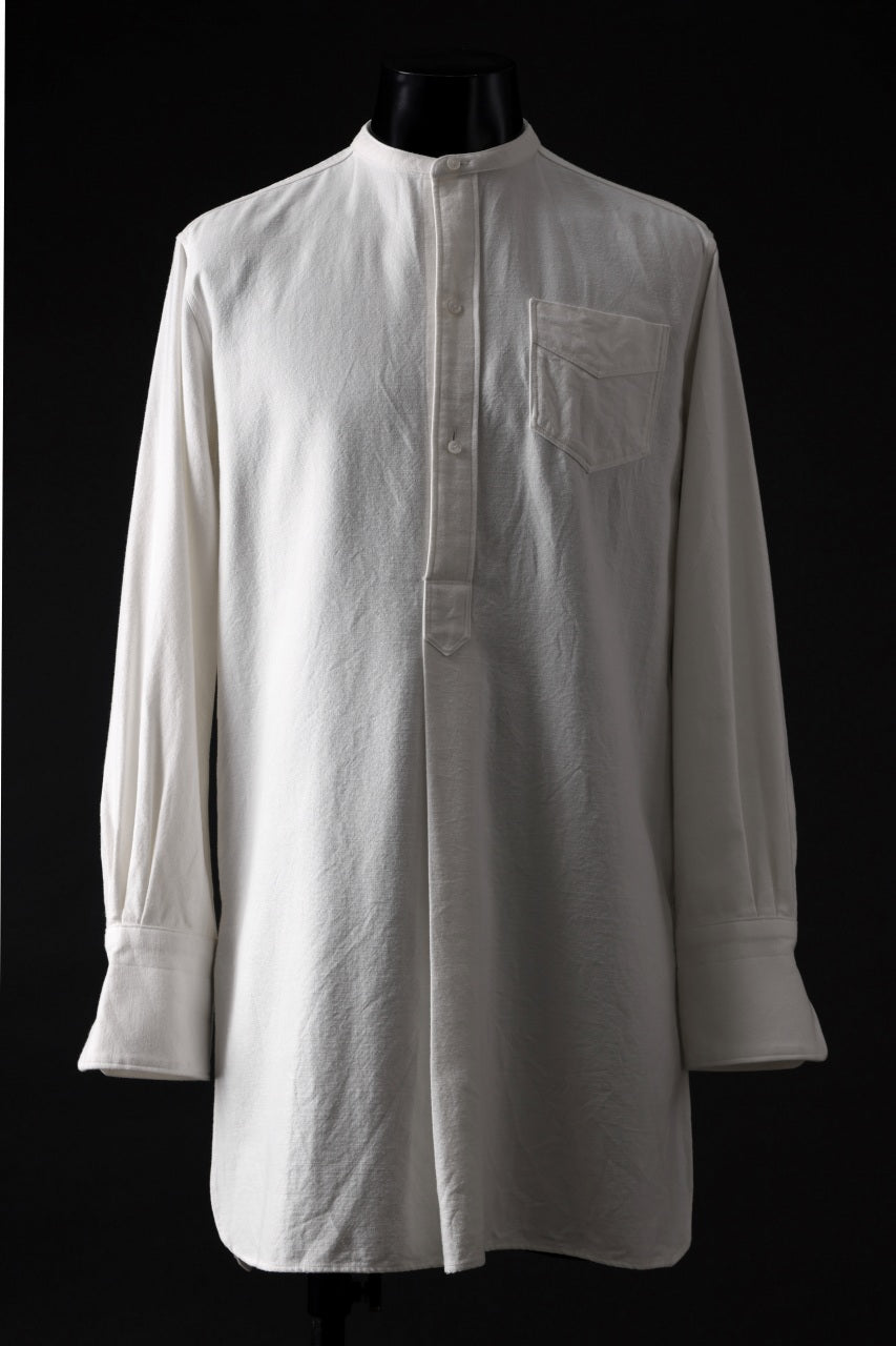 Load image into Gallery viewer, sus-sous shirt officers pullover / C100 3/2 OX (WHITE)