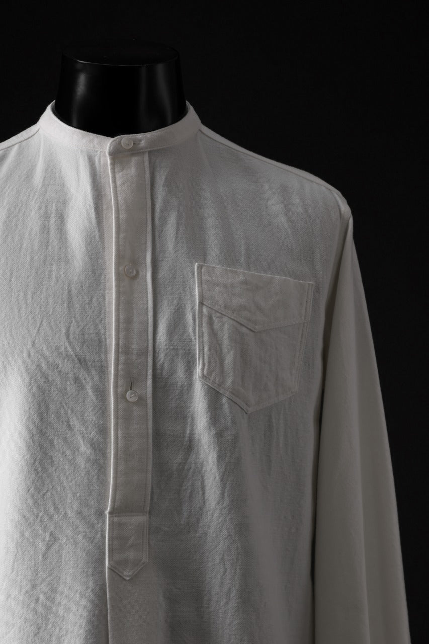 Load image into Gallery viewer, sus-sous shirt officers pullover / C100 3/2 OX (WHITE)