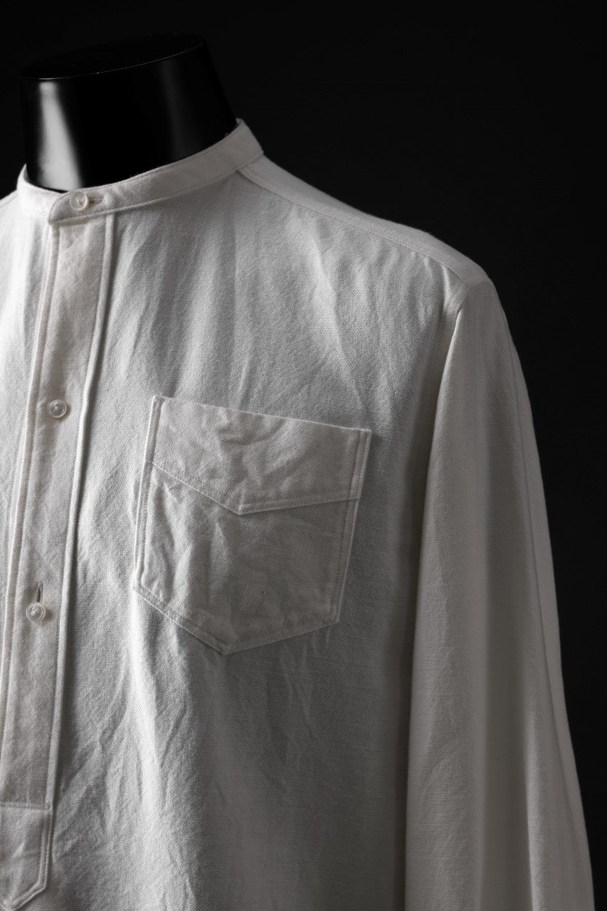 Load image into Gallery viewer, sus-sous shirt officers pullover / C100 3/2 OX (WHITE)