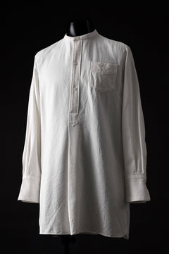 画像をギャラリービューアに読み込む, sus-sous shirt officers pullover / C100 3/2 OX (WHITE)