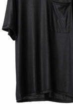 Load image into Gallery viewer, KLASICA BIG T OVER SIZED POCKET TEE / BRETHABLE  WOOL REBIRTH JERSEY (BLACK)