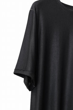 Load image into Gallery viewer, KLASICA BIG T OVER SIZED POCKET TEE / BRETHABLE  WOOL REBIRTH JERSEY (BLACK)