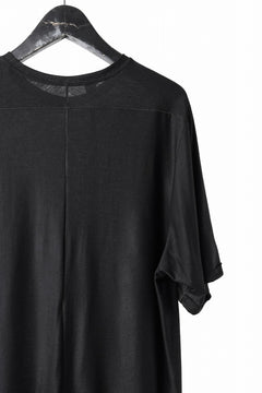 Load image into Gallery viewer, KLASICA BIG T OVER SIZED POCKET TEE / BRETHABLE  WOOL REBIRTH JERSEY (BLACK)