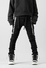 画像をギャラリービューアに読み込む, BORIS BIDJAN SABERI TIGHT FIT PANTS / OBJECT DYED & SEAM TAPED "P13.TF-F1939" (BLACK)