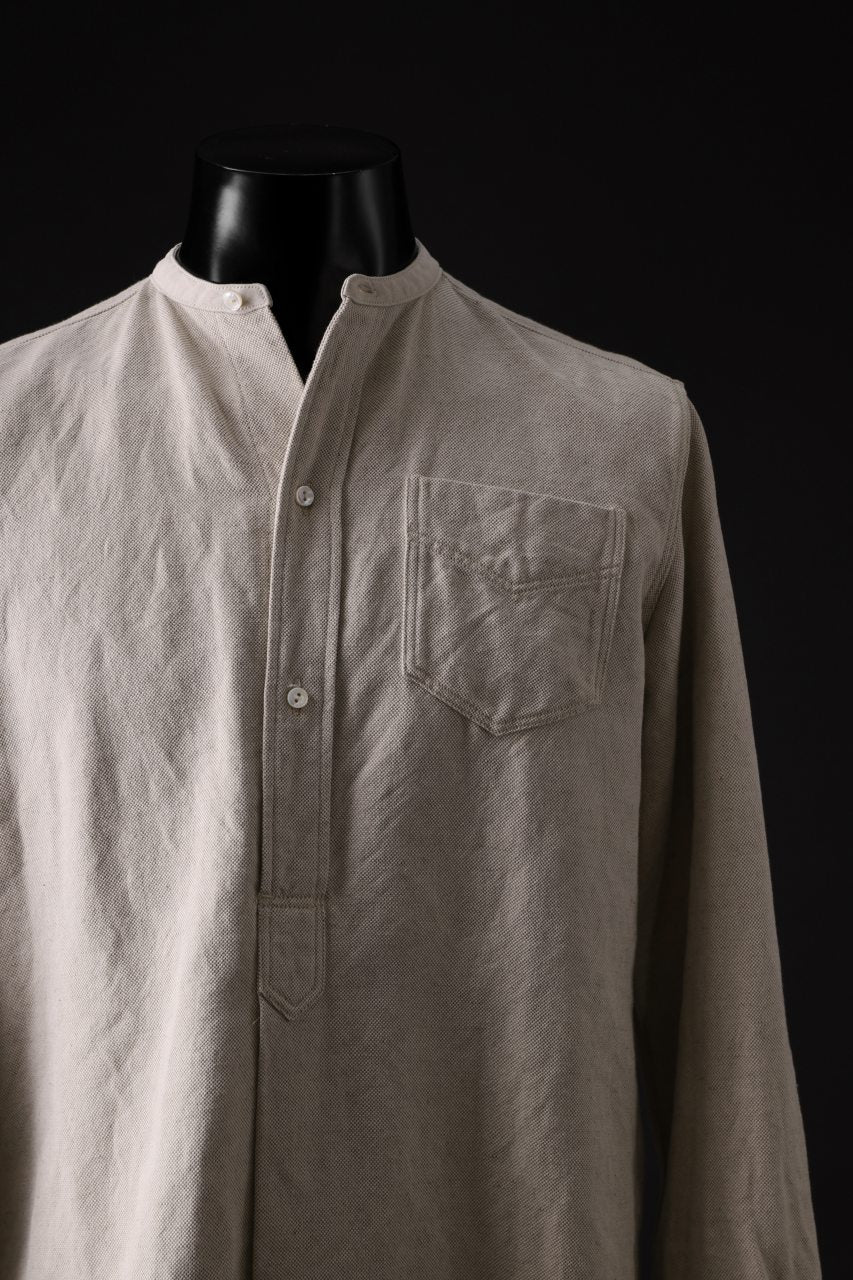 Load image into Gallery viewer, sus-sous shirt officers pullover / C51L49 3/2OX washer (NATURAL)