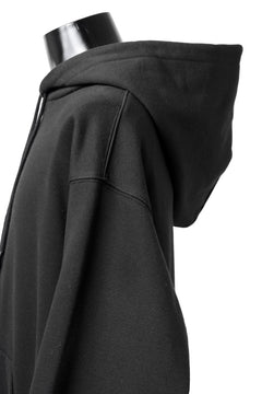 画像をギャラリービューアに読み込む, A.F ARTEFACT ASYMMETRY LOOP HEM SWEAT HOODIE (BLACK)