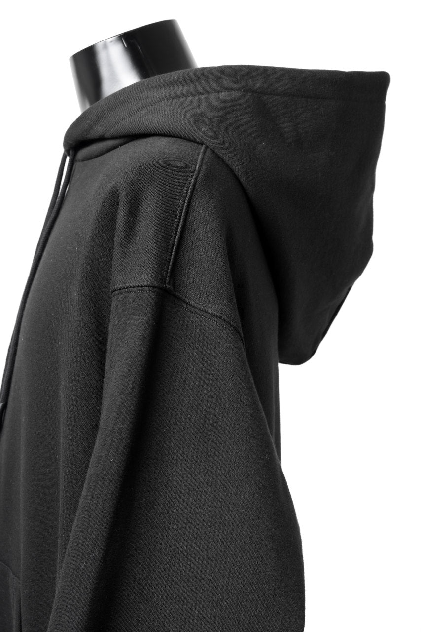 画像をギャラリービューアに読み込む, A.F ARTEFACT ASYMMETRY LOOP HEM SWEAT HOODIE (BLACK)