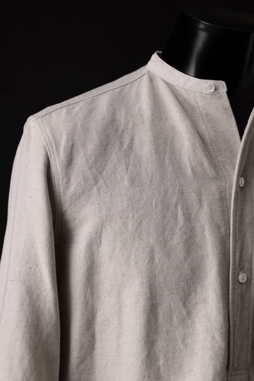 画像をギャラリービューアに読み込む, sus-sous shirt officers pullover / C51L49 3/2OX washer (NATURAL)