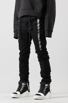 画像をギャラリービューアに読み込む, BORIS BIDJAN SABERI TIGHT FIT PANTS / OBJECT DYED & SEAM TAPED "P13.TF-F1939" (BLACK)