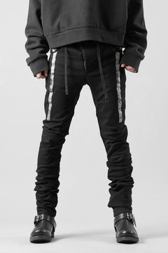 画像をギャラリービューアに読み込む, BORIS BIDJAN SABERI TIGHT FIT PANTS / OBJECT DYED & SEAM TAPED "P13.TF-F1939" (BLACK)