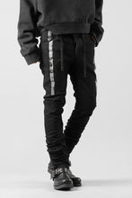 画像をギャラリービューアに読み込む, BORIS BIDJAN SABERI TIGHT FIT PANTS / OBJECT DYED & SEAM TAPED "P13.TF-F1939" (BLACK)