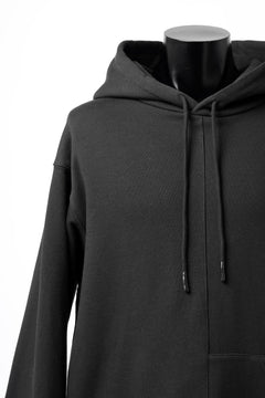 画像をギャラリービューアに読み込む, A.F ARTEFACT ASYMMETRY LOOP HEM SWEAT HOODIE (BLACK)