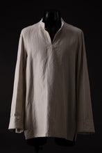 Load image into Gallery viewer, sus-sous working shirt / C53L47 dobby stripe washer (SILVER GRAY)