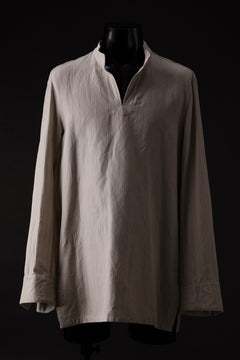 Load image into Gallery viewer, sus-sous working shirt / C53L47 dobby stripe washer (SILVER GRAY)