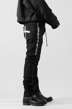 画像をギャラリービューアに読み込む, BORIS BIDJAN SABERI TIGHT FIT PANTS / OBJECT DYED & SEAM TAPED "P13.TF-F1939" (BLACK)