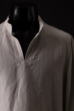 Load image into Gallery viewer, sus-sous working shirt / C53L47 dobby stripe washer (SILVER GRAY)