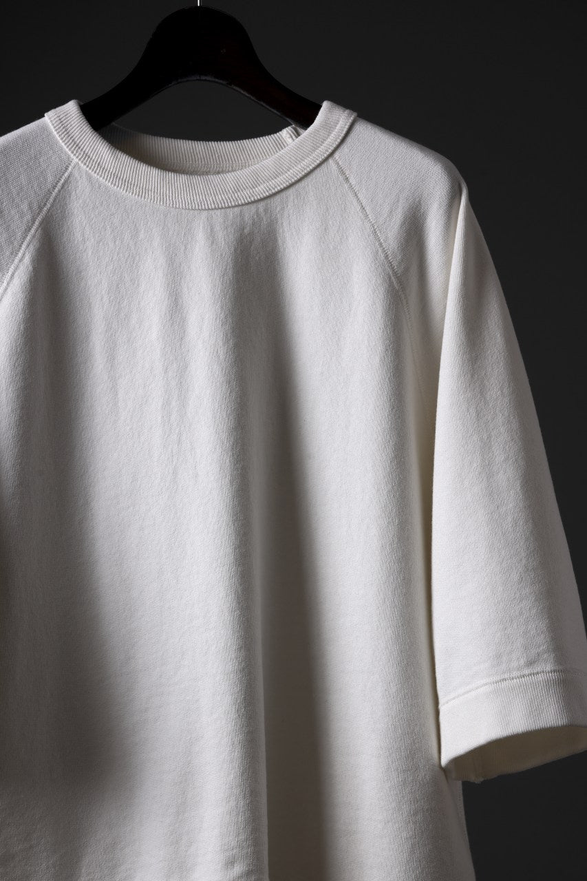画像をギャラリービューアに読み込む, N/07 exclusive RAGLAN SHORT SLEEVE TOPS / US DRY TERRY (OFF WHITE)