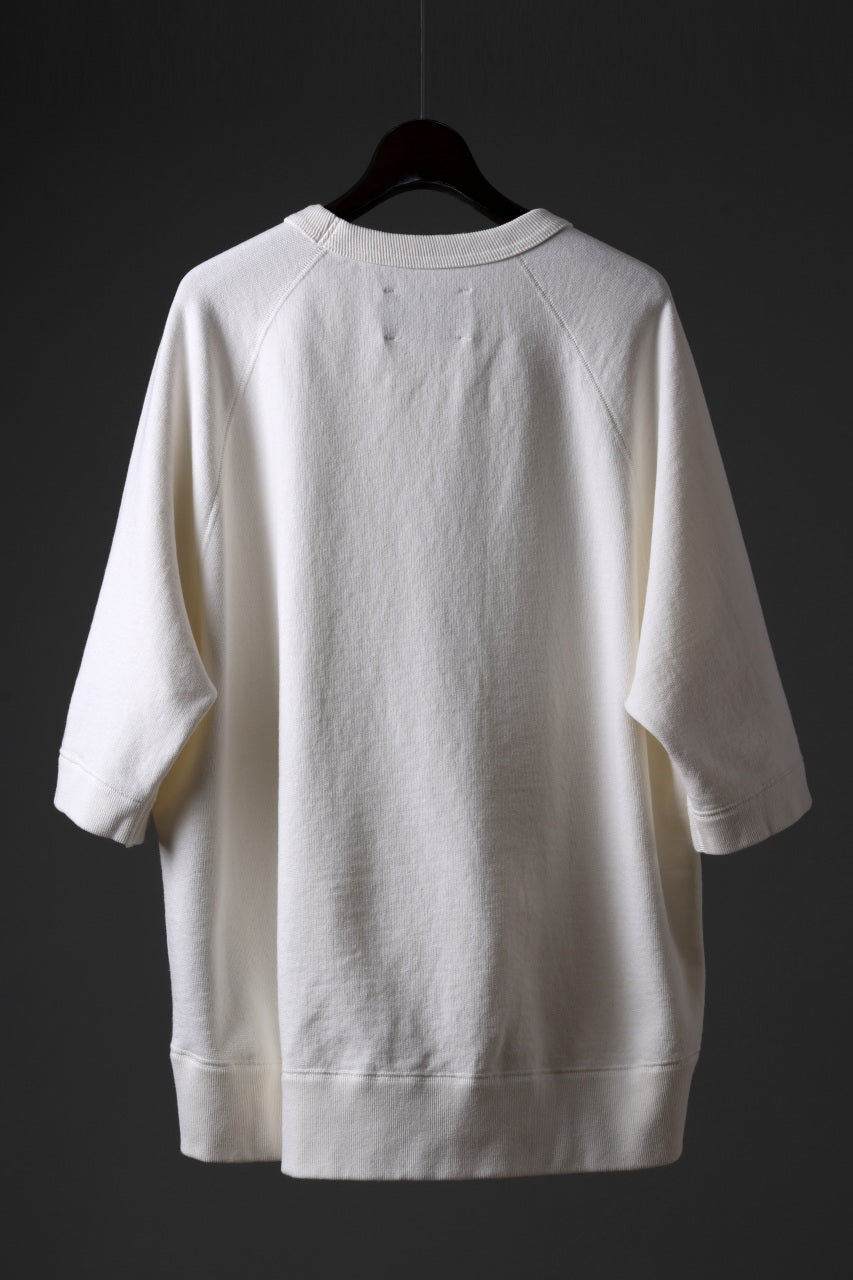 画像をギャラリービューアに読み込む, N/07 exclusive RAGLAN SHORT SLEEVE TOPS / US DRY TERRY (OFF WHITE)