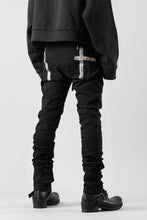 画像をギャラリービューアに読み込む, BORIS BIDJAN SABERI TIGHT FIT PANTS / OBJECT DYED & SEAM TAPED "P13.TF-F1939" (BLACK)