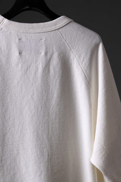 画像をギャラリービューアに読み込む, N/07 exclusive RAGLAN SHORT SLEEVE TOPS / US DRY TERRY (OFF WHITE)