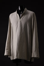 Load image into Gallery viewer, sus-sous working shirt / C53L47 dobby stripe washer (SILVER GRAY)