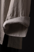 Load image into Gallery viewer, sus-sous working shirt / C53L47 dobby stripe washer (SILVER GRAY)