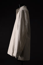 Load image into Gallery viewer, sus-sous working shirt / C53L47 dobby stripe washer (SILVER GRAY)