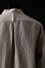 Load image into Gallery viewer, sus-sous working shirt / C53L47 dobby stripe washer (SILVER GRAY)